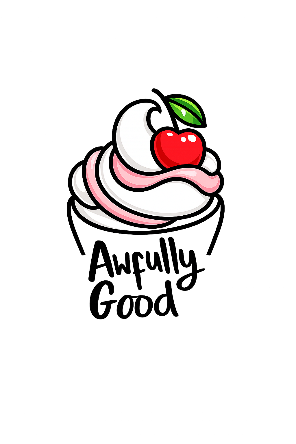 Awfully Good cupcake brand logo