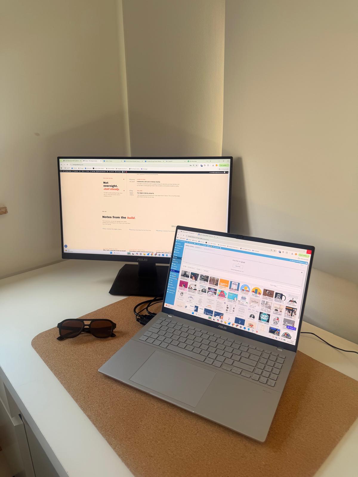Building a website from scratch