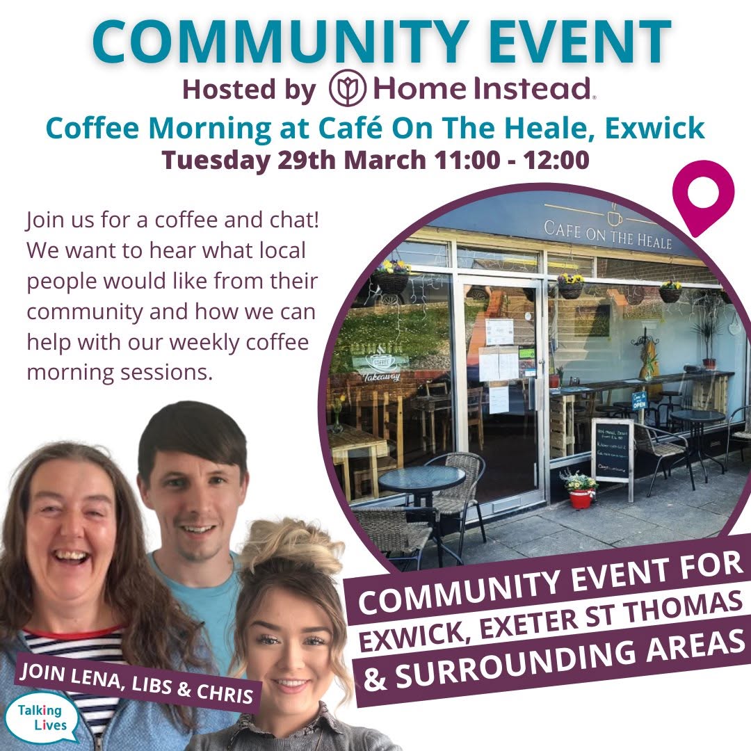 Coffee morning promo poster