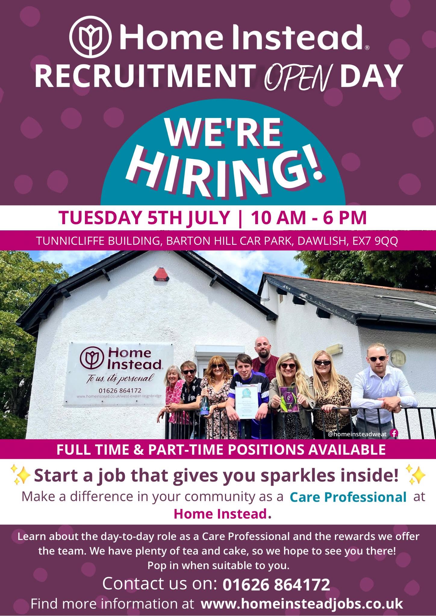 Recruitment open day poster