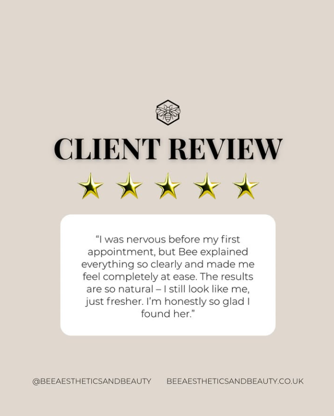 Sample post tile, client review