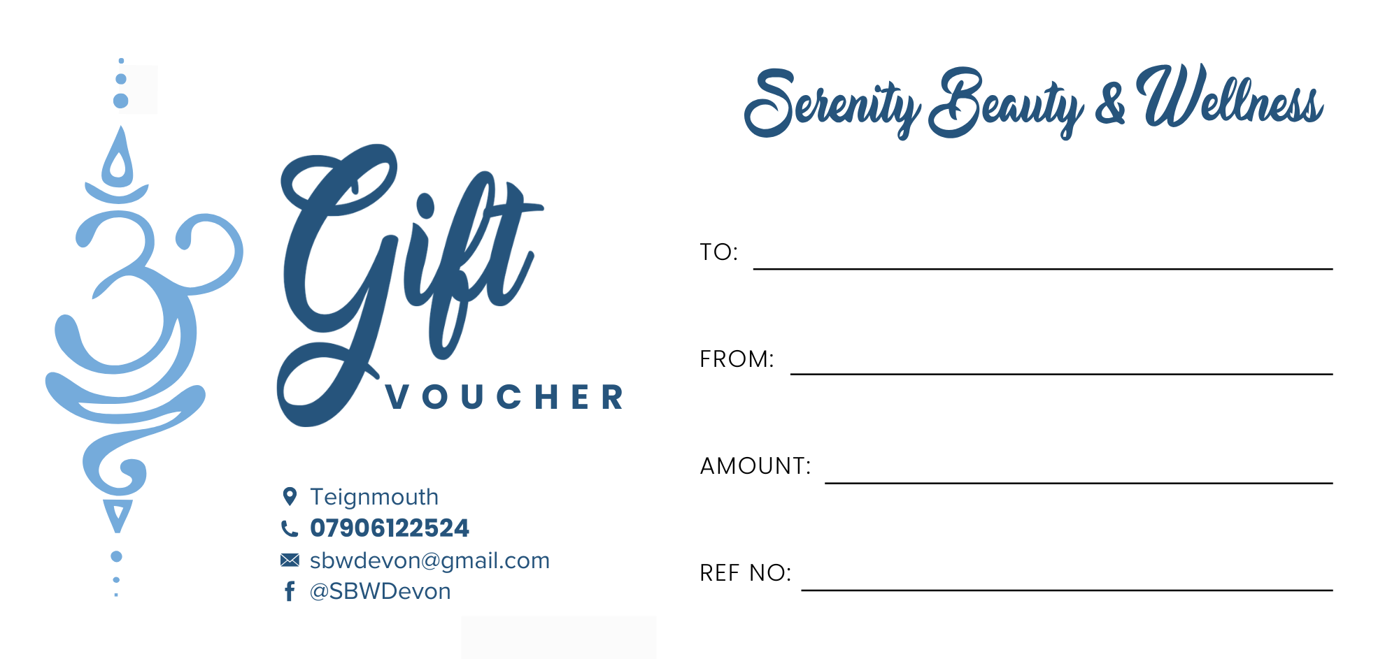 Business card back